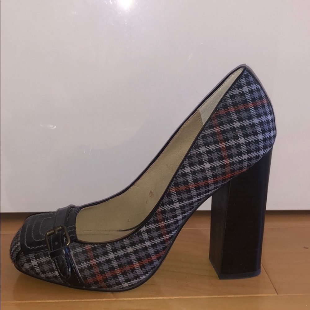 Buckled Tartin Pumps